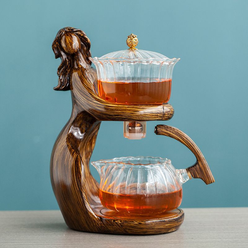 Elegant Lady Glass Tea Set