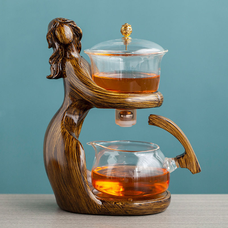 Elegant Lady Glass Tea Set