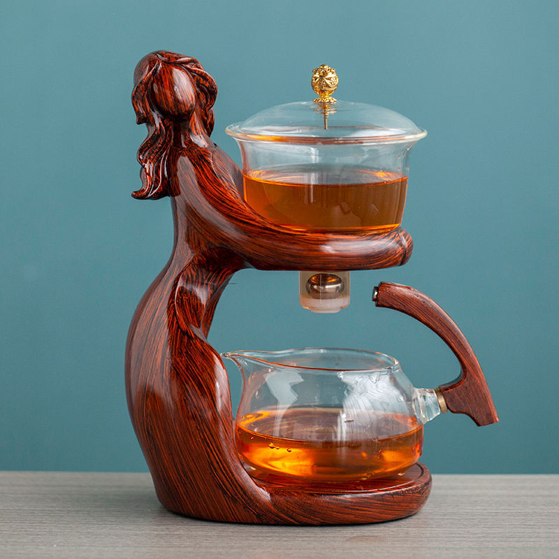 Elegant Lady Glass Tea Set