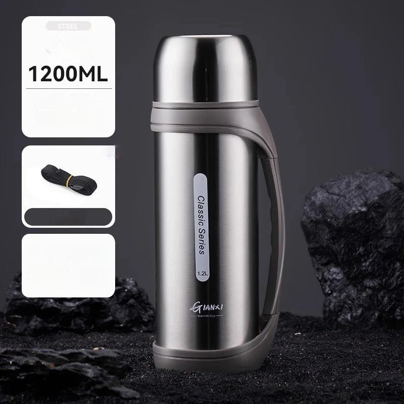 GIANXI 1.2L Outdoor Thermos – Portable Vacuum Insulated Kettle