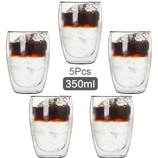 Double Wall Handmade Glass Cup