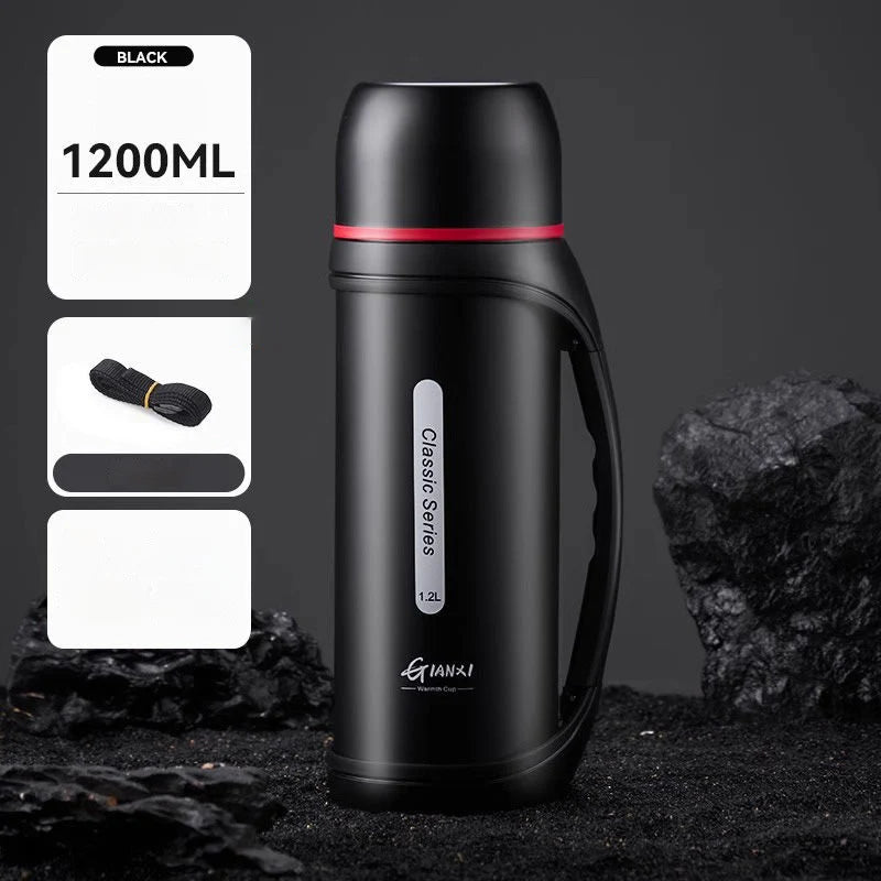 GIANXI 1.2L Outdoor Thermos – Portable Vacuum Insulated Kettle