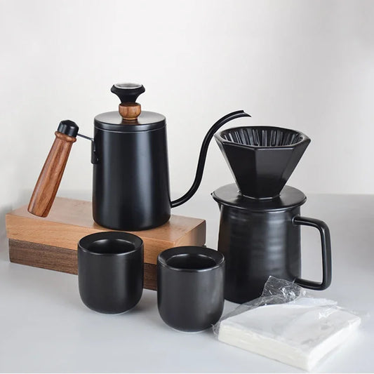 High Quality Outdoor Camping Coffeeware Combination Accessories Travel Coffee Sets With Electronic Scale
