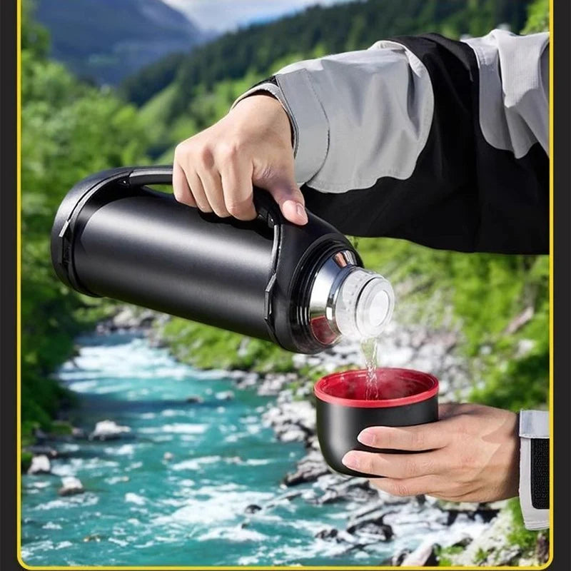 GIANXI 1.2L Outdoor Thermos – Portable Vacuum Insulated Kettle
